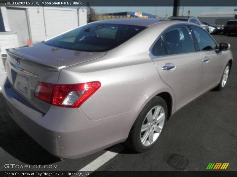Moon Shell Mica / Black 2008 Lexus ES 350