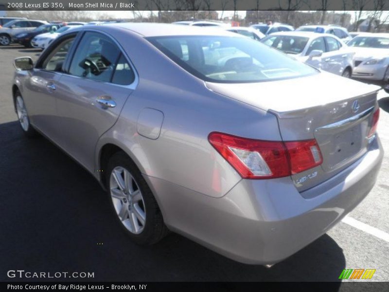 Moon Shell Mica / Black 2008 Lexus ES 350