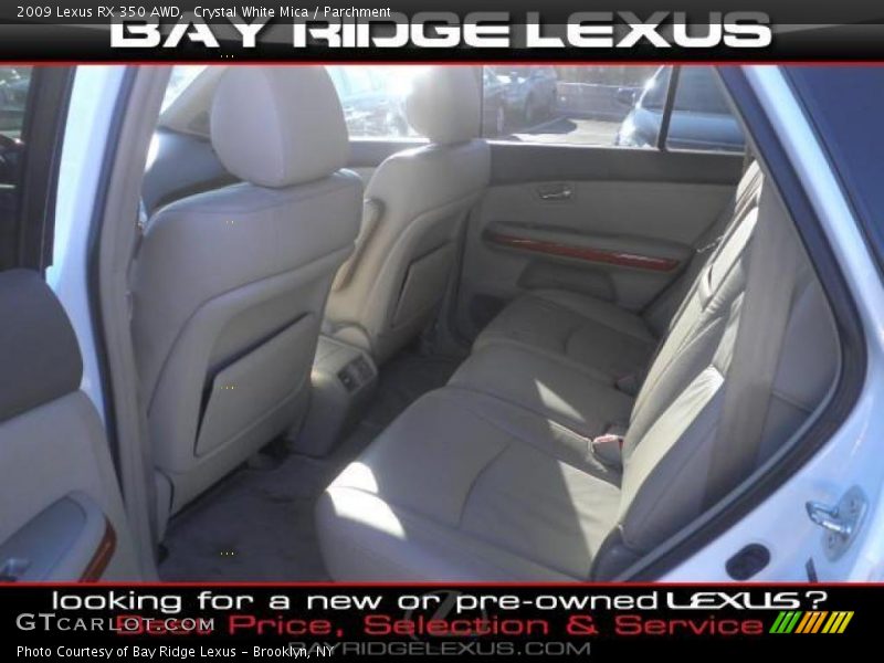 Crystal White Mica / Parchment 2009 Lexus RX 350 AWD