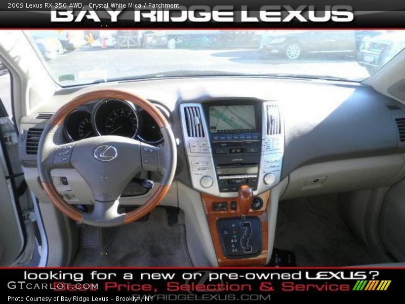 Crystal White Mica / Parchment 2009 Lexus RX 350 AWD