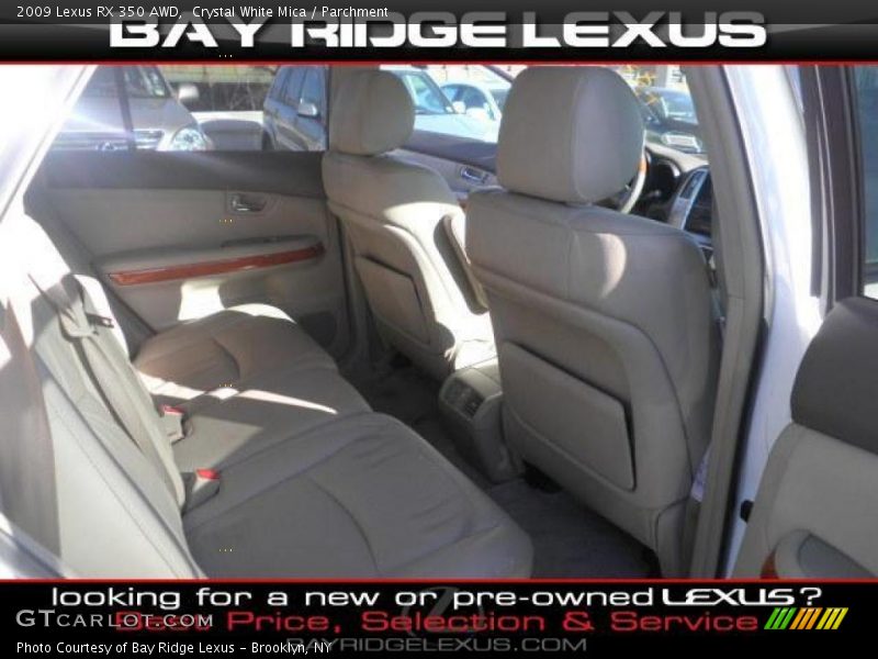 Crystal White Mica / Parchment 2009 Lexus RX 350 AWD