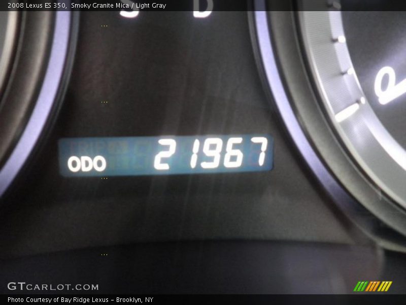 Smoky Granite Mica / Light Gray 2008 Lexus ES 350