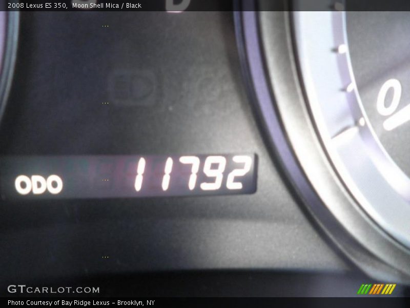 Moon Shell Mica / Black 2008 Lexus ES 350