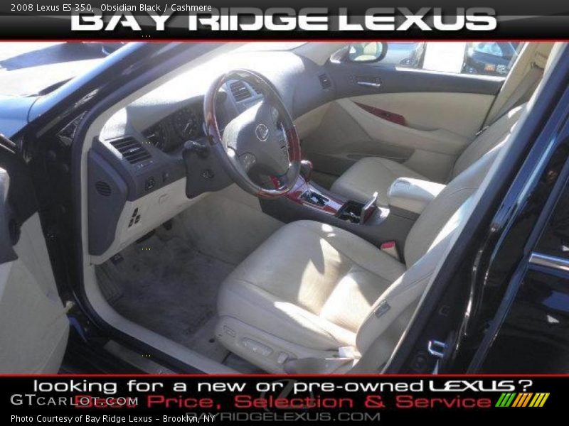 Obsidian Black / Cashmere 2008 Lexus ES 350