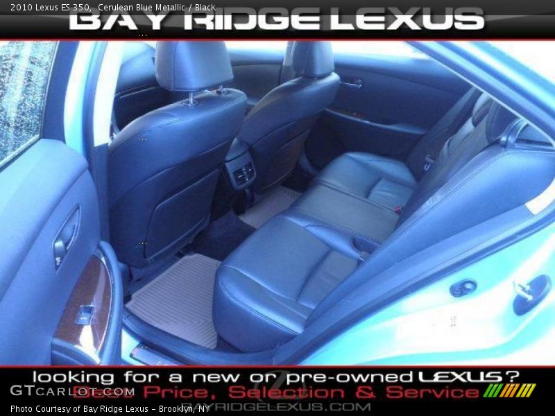 Cerulean Blue Metallic / Black 2010 Lexus ES 350