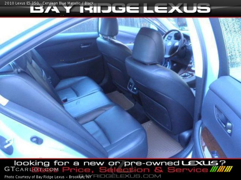 Cerulean Blue Metallic / Black 2010 Lexus ES 350