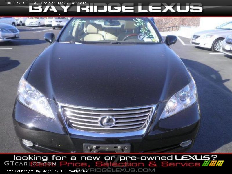 Obsidian Black / Cashmere 2008 Lexus ES 350