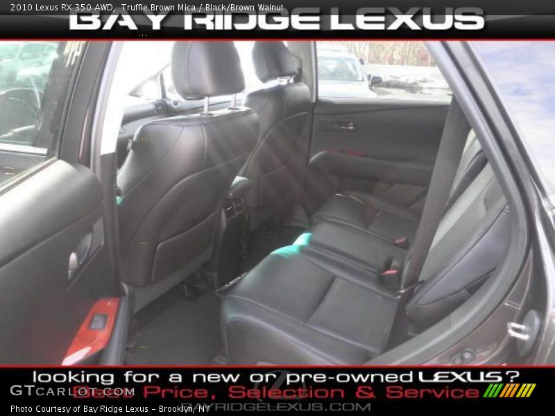 Truffle Brown Mica / Black/Brown Walnut 2010 Lexus RX 350 AWD