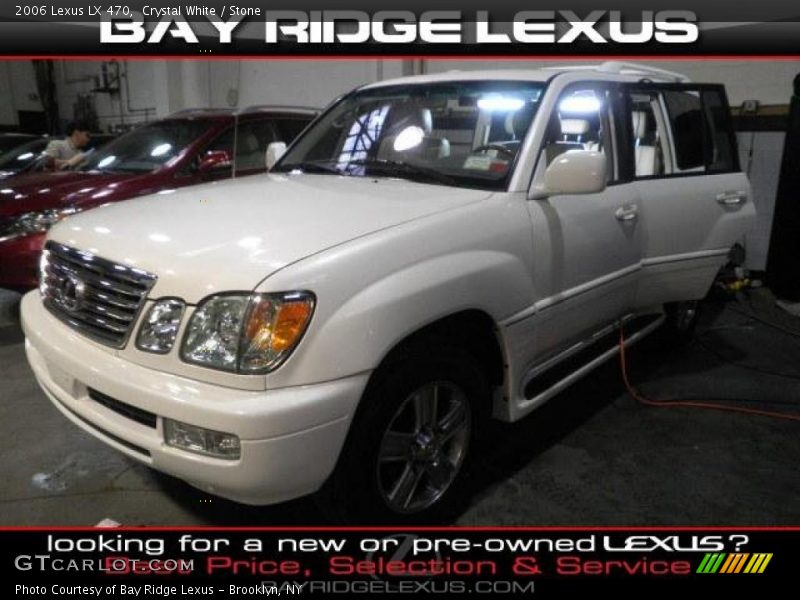 Crystal White / Stone 2006 Lexus LX 470