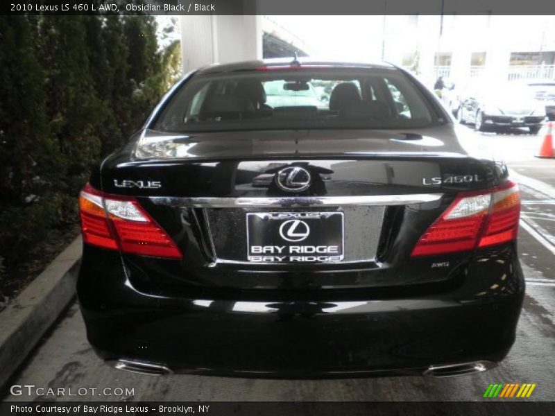 Obsidian Black / Black 2010 Lexus LS 460 L AWD