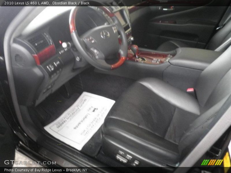 Obsidian Black / Black 2010 Lexus LS 460 L AWD