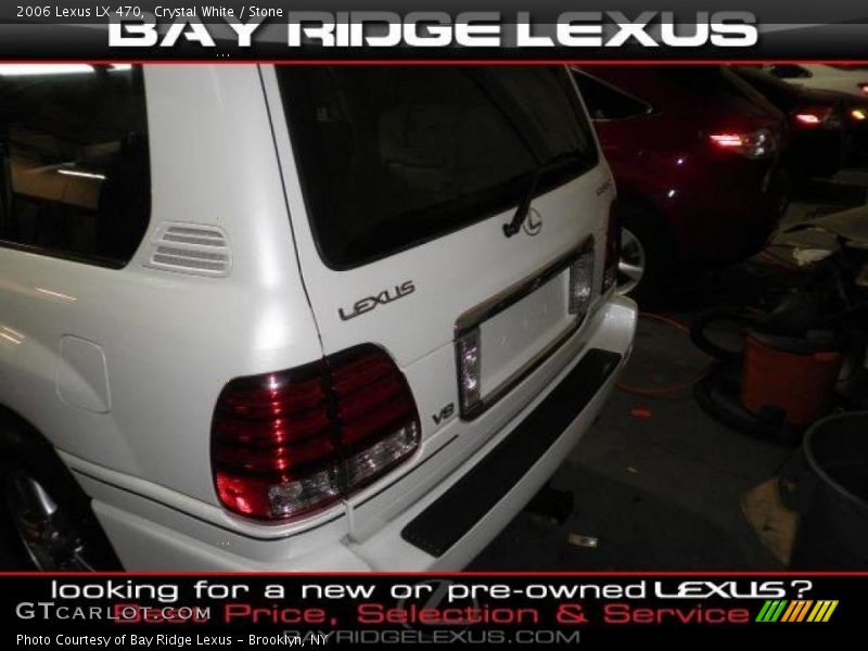 Crystal White / Stone 2006 Lexus LX 470