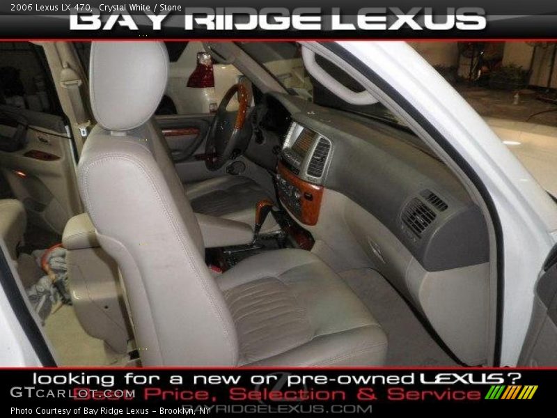 Crystal White / Stone 2006 Lexus LX 470