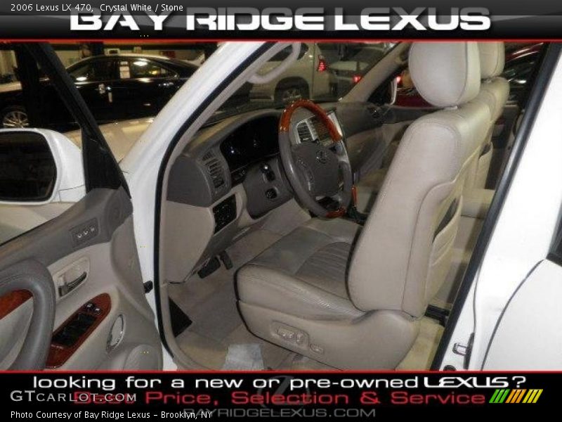 Crystal White / Stone 2006 Lexus LX 470