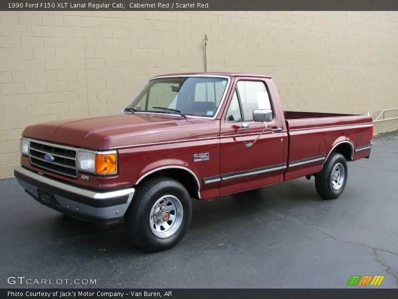 Front 3/4 View of 1990 F150 XLT Lariat Regular Cab
