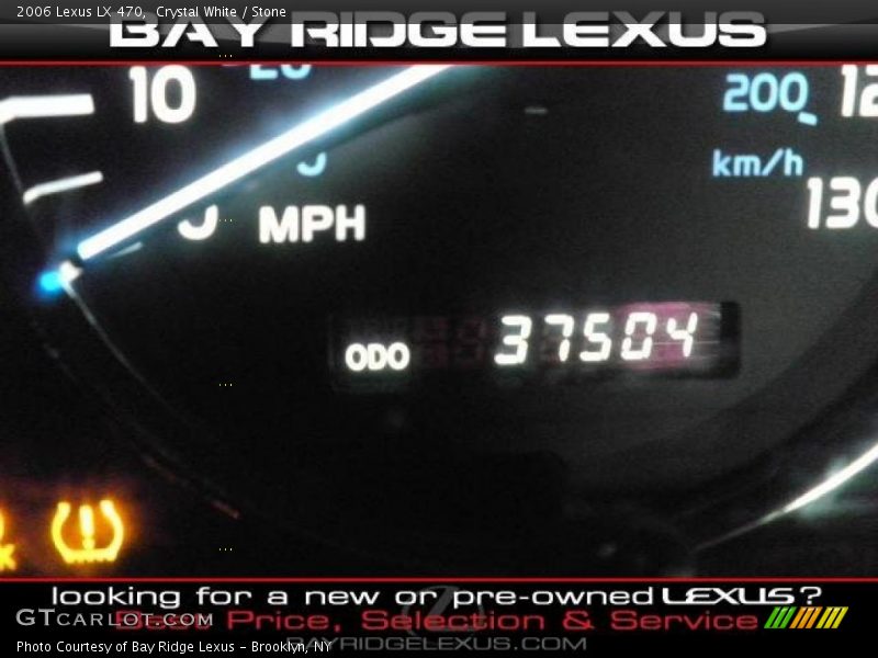 Crystal White / Stone 2006 Lexus LX 470