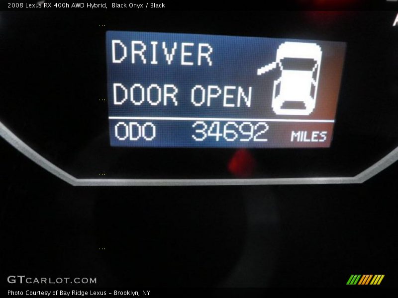 Black Onyx / Black 2008 Lexus RX 400h AWD Hybrid