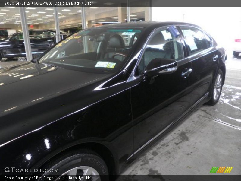 Obsidian Black / Black 2010 Lexus LS 460 L AWD
