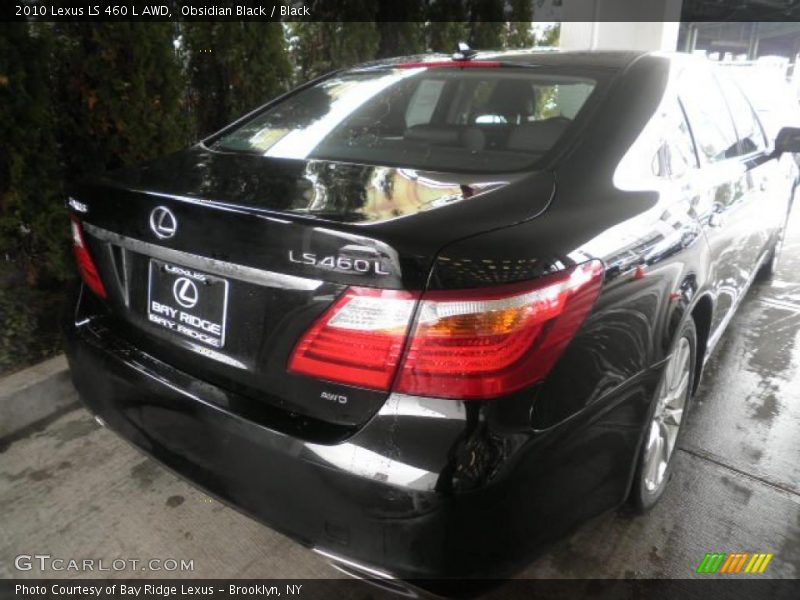 Obsidian Black / Black 2010 Lexus LS 460 L AWD