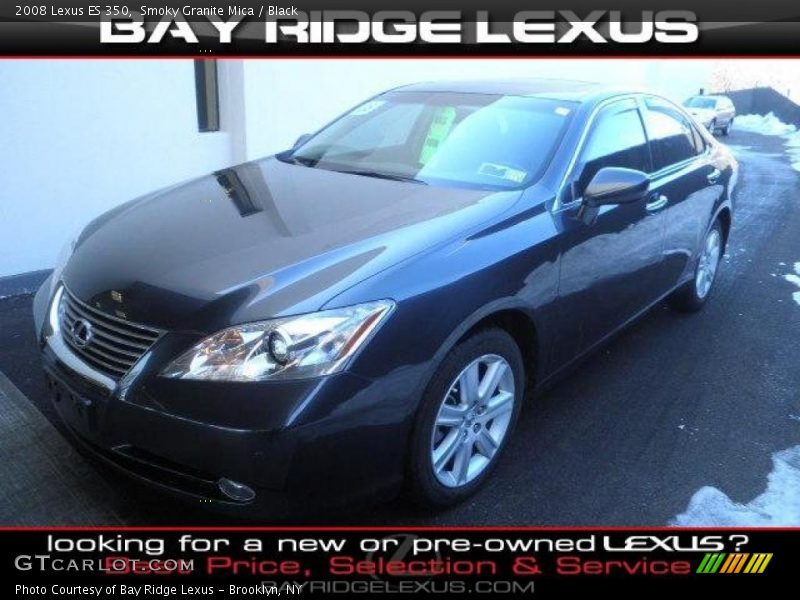 Smoky Granite Mica / Black 2008 Lexus ES 350