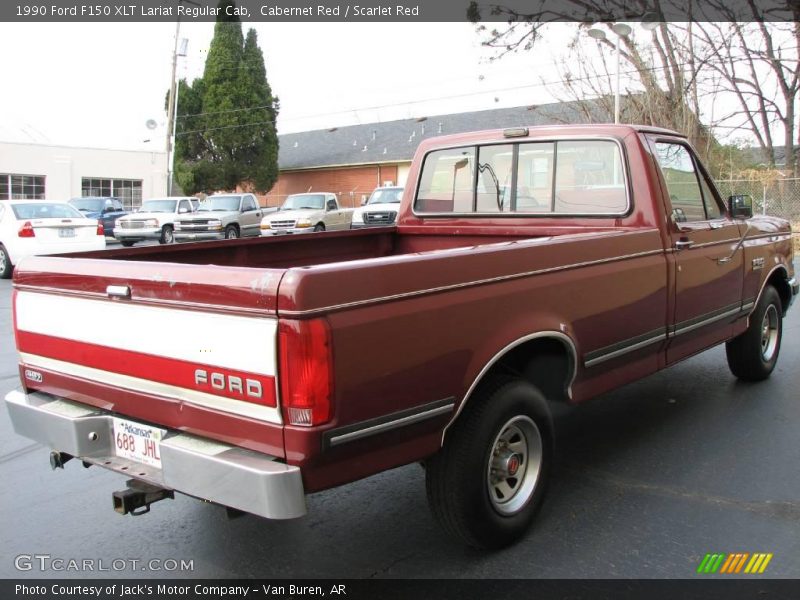 1990 F150 XLT Lariat Regular Cab Cabernet Red