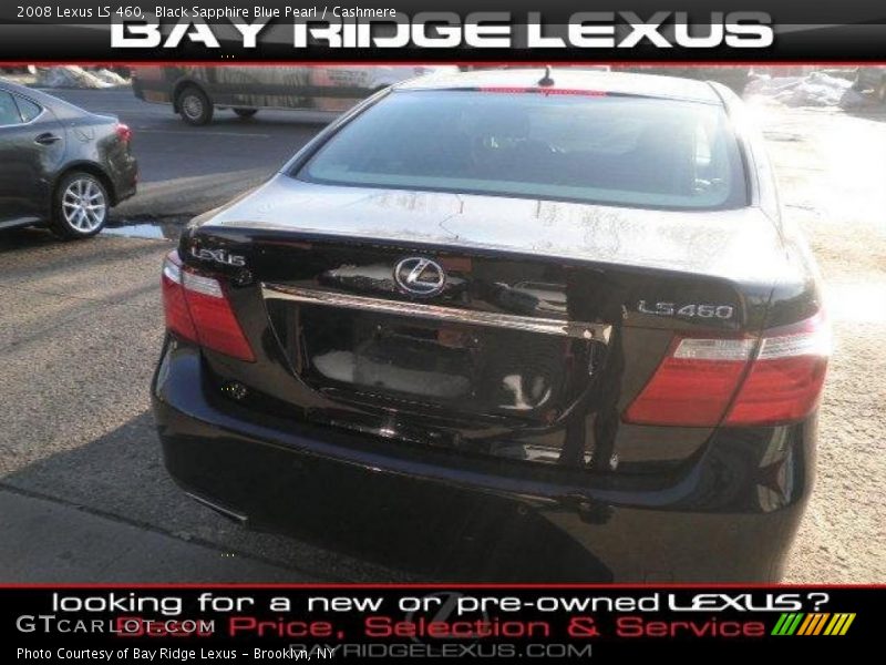 Black Sapphire Blue Pearl / Cashmere 2008 Lexus LS 460