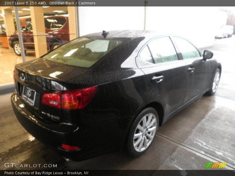 Obsidian Black / Cashmere 2007 Lexus IS 250 AWD