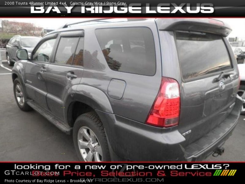 Galactic Gray Mica / Stone Gray 2008 Toyota 4Runner Limited 4x4