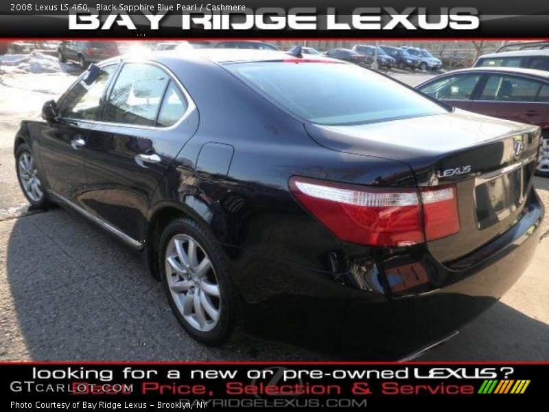 Black Sapphire Blue Pearl / Cashmere 2008 Lexus LS 460