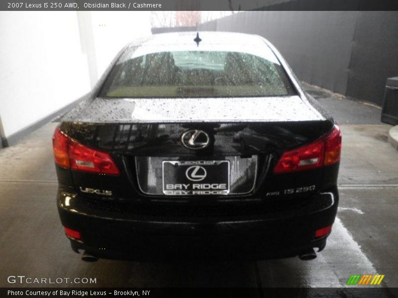 Obsidian Black / Cashmere 2007 Lexus IS 250 AWD