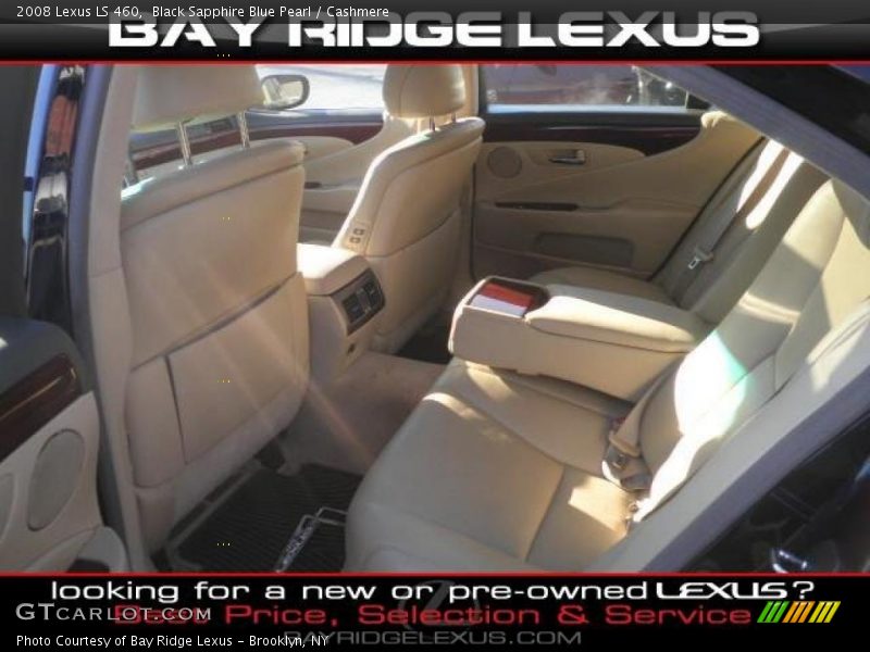 Black Sapphire Blue Pearl / Cashmere 2008 Lexus LS 460