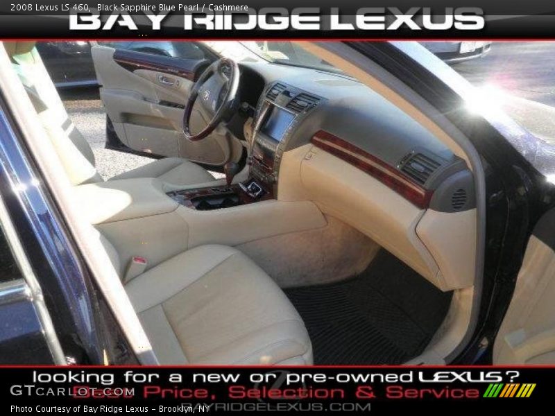 Black Sapphire Blue Pearl / Cashmere 2008 Lexus LS 460