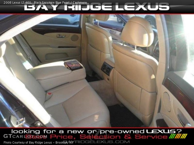 Black Sapphire Blue Pearl / Cashmere 2008 Lexus LS 460