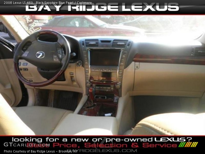 Black Sapphire Blue Pearl / Cashmere 2008 Lexus LS 460