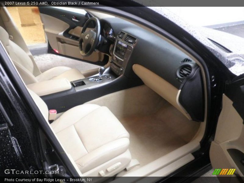 Obsidian Black / Cashmere 2007 Lexus IS 250 AWD