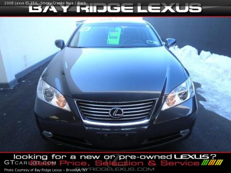 Smoky Granite Mica / Black 2008 Lexus ES 350