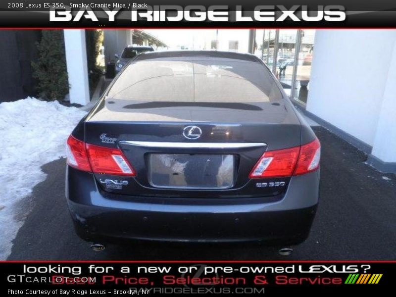 Smoky Granite Mica / Black 2008 Lexus ES 350