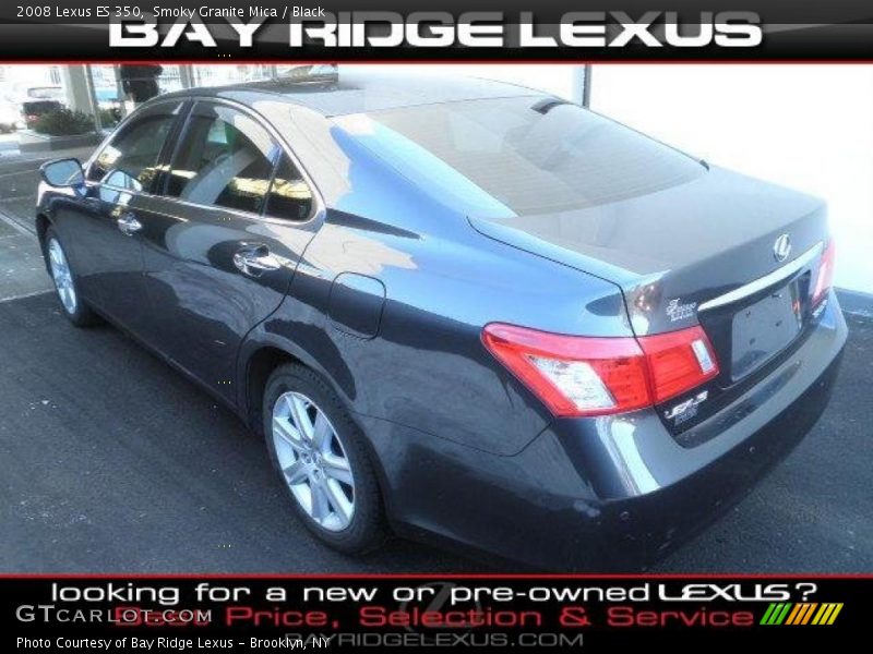 Smoky Granite Mica / Black 2008 Lexus ES 350