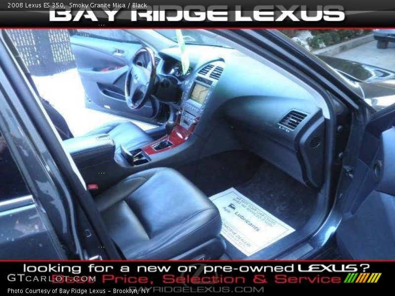 Smoky Granite Mica / Black 2008 Lexus ES 350