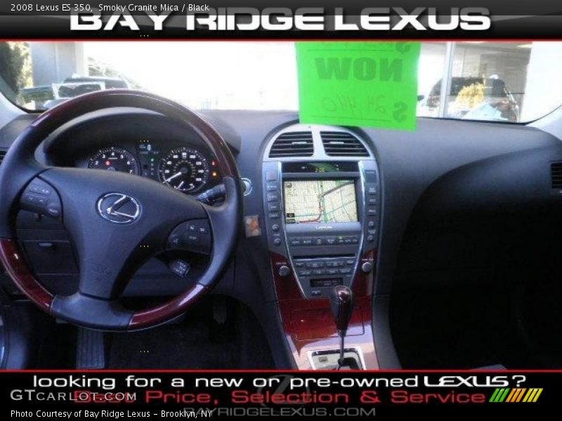 Smoky Granite Mica / Black 2008 Lexus ES 350