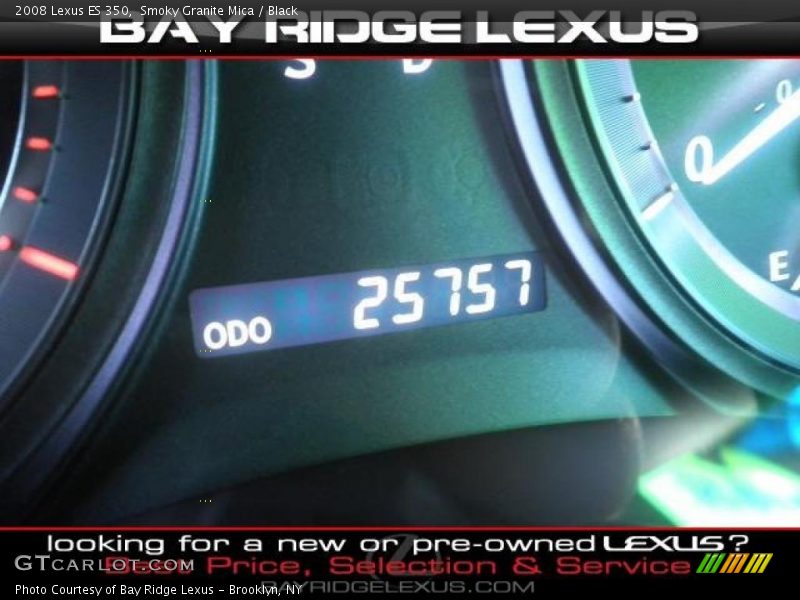 Smoky Granite Mica / Black 2008 Lexus ES 350