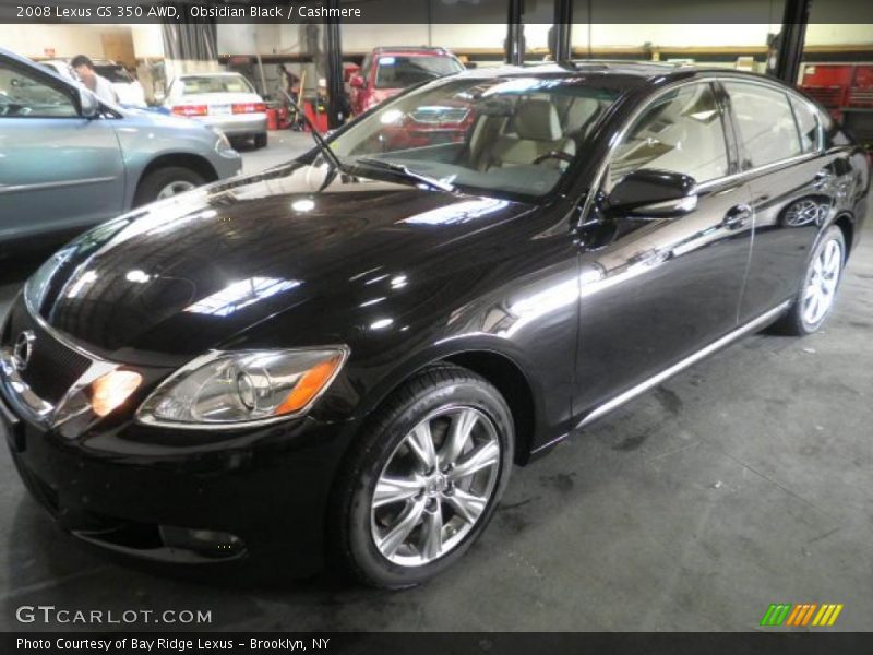 Obsidian Black / Cashmere 2008 Lexus GS 350 AWD