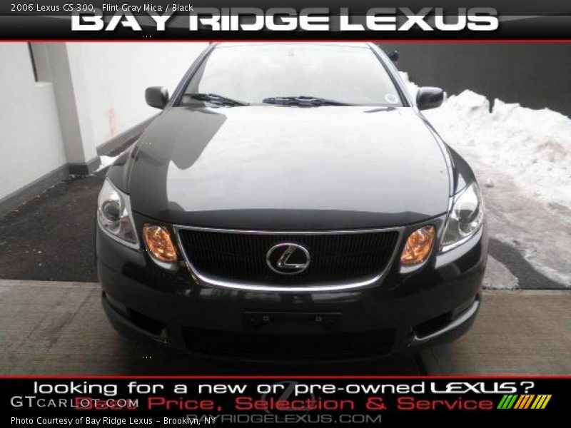 Flint Gray Mica / Black 2006 Lexus GS 300