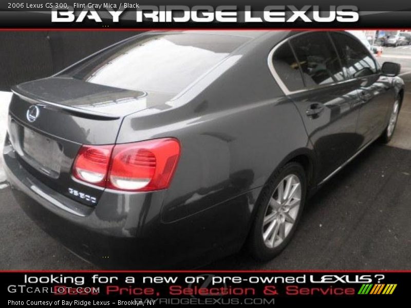 Flint Gray Mica / Black 2006 Lexus GS 300