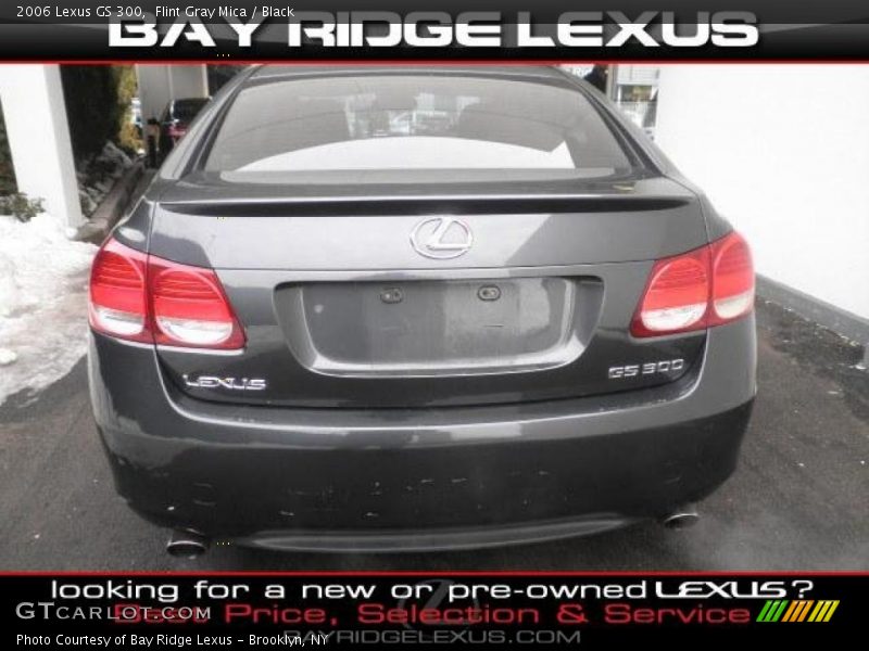 Flint Gray Mica / Black 2006 Lexus GS 300
