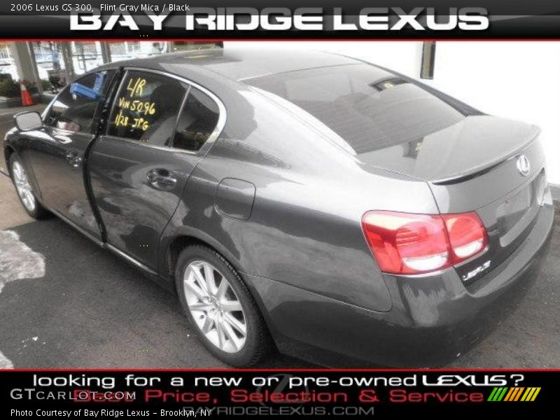 Flint Gray Mica / Black 2006 Lexus GS 300