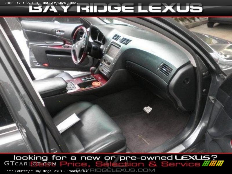 Flint Gray Mica / Black 2006 Lexus GS 300