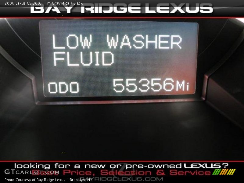 Flint Gray Mica / Black 2006 Lexus GS 300