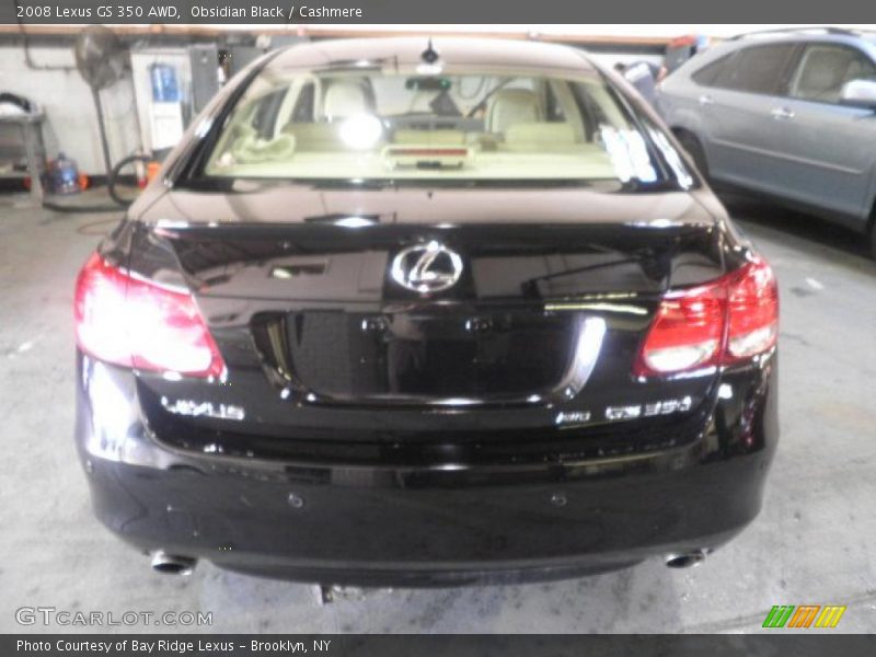 Obsidian Black / Cashmere 2008 Lexus GS 350 AWD
