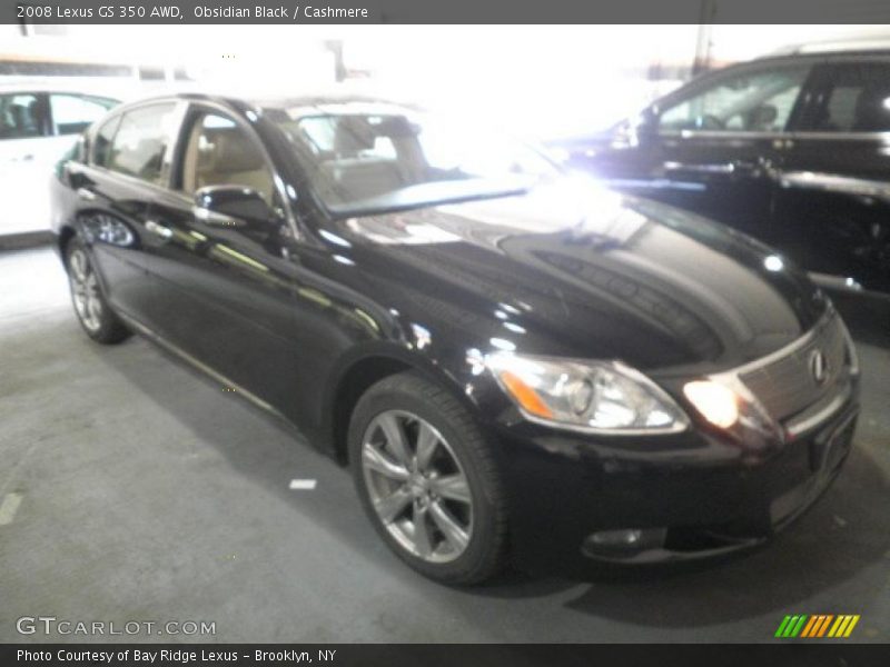 Obsidian Black / Cashmere 2008 Lexus GS 350 AWD